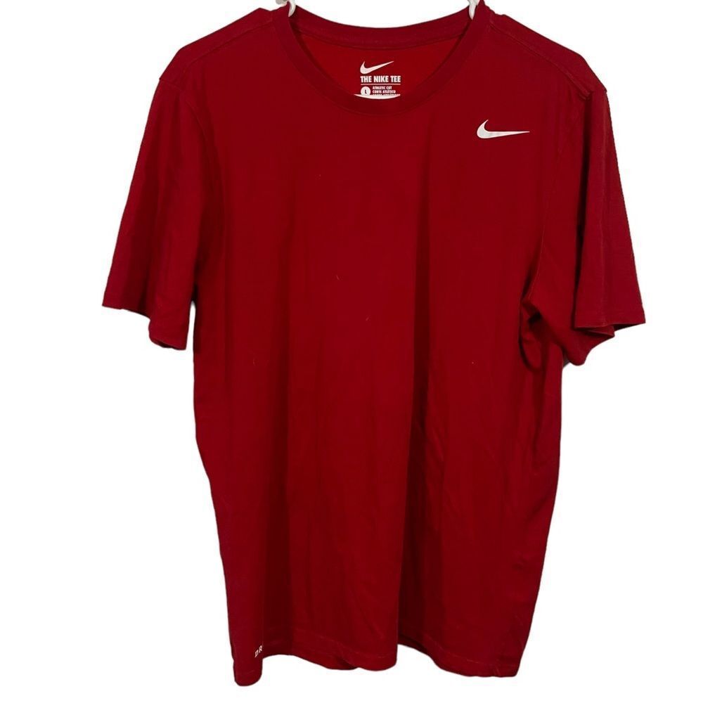 Nike Dri-Fit Red Short Sleeve Athletic T-Shirt